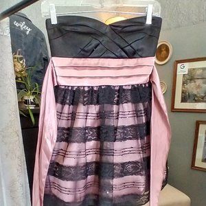 Trixxi Satin and Lace Mini